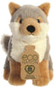 Pluche dieren knuffels wolf van 23 cm - Knuffeldieren wolven speelgoed