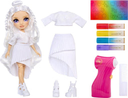 Rainbow High Air Brush & Create-modepop - Airbrushset - Afwasbare markers - Wit