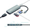 PEPPER JOBS TCH-4 - 4-in-1 USB-C Hub - 4K HDMI USB-A SD/TF kaartlezer - Grijs