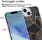 imoshion Hoesje Geschikt voor iPhone 14 Hoesje Siliconen - imoshion Design hoesje - Zwart / Black Graphic