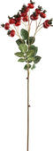 PTMD Berry Plant Rozen Kunsttak - 24 x 15 x 58 cm - Rood