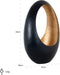 Safaary - Richmond Kandelaar Chady Zwart Goud Medium - 45x33 CM
