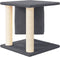 vidaXL - Kattenmeubel - met - sisal - krabpalen - 37 - cm - donkergrijs