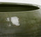Mica Decorations Lester Plantenschaal - H12 x Ø28 cm - Terracotta - Groen