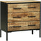 vidaXL - Dressoir - 70x35x70 - cm - Massief - Ruw - Mango - Hout