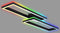 BRILONER - LED Plafondlamp - met afstandsbediening - CCT en RGB - 45W - zwart (2 stuks)