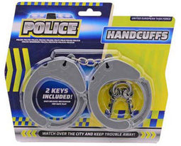 Johntoy Handboeien - Kunststof - Inclusief 2 sleutels - Grijs