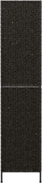 vidaXL - Kamerscherm - met - 5 - panelen - 205x180 - cm - waterhyacint - zwart