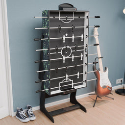 Juskys Multi-Speeltafel 5 in 1 - Biljart Tafelvoetbal Hockey Tafeltennis Basketbal - Benzine