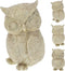 Uil 7x7x12 cm 3ass goud kerstversiering