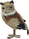 Uil polyester l19b14h25 cm bruin