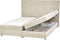 MINISTER - Boxspringbed - Beige - 180 x 200 cm - Polyester