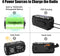 XSY 350 - Noodradio - 20000mAh PowerBank - Zonnepaneel - Leeslamp - Zwart