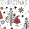 Benza - Kerstpapier - Cadeaupapier met naamlabels - Rood - 2mx70cm - 3-pack
