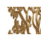 Decoratieve figuren Home ESPRIT Wit Gouden Boomstructuur 76 x 10 x 68 cm