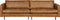BePureHome Rodeo Bank 3-Zits - Recycle Leer - Cognac - 83x275x88