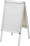Nobo Premium Plus A2 Stoepbord/Reclamebord met Clicklijst - Wit