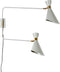 Zuiver Shady Dubbele Wandlamp Grijs