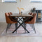 House Nordic Vloerkleed Havana Oranje/Blauw 160x230cm
