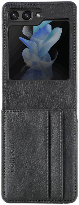 imoshion Samsung Galaxy Z Flip 5 - Luxe Bookcase - 3 pasjes en briefgeld - Zwart