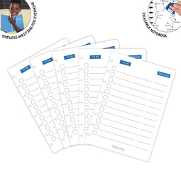 Uitbreidingsset Correctbook A5 met 5 to-do bladen