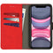 Uitneembare 2-in-1 Luxe Bookcase voor de iPhone 11 - Rood