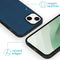 Uitneembare 2-in-1 Luxe Bookcase voor de iPhone 14 Plus - Blauw
