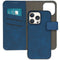 Uitneembare 2-in-1 Luxe Bookcase voor de iPhone 15 Pro Max - Blauw
