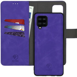 Uitneembare 2-in-1 Luxe Bookcase voor de Samsung Galaxy A42 - Paars
