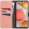 Uitneembare 2-in-1 Luxe Bookcase voor de Samsung Galaxy A42 - Roze
