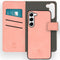 Uitneembare 2-in-1 Luxe Bookcase voor de Samsung Galaxy S23 Plus - Roze