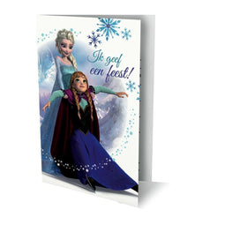 Uitnodiging frozen pk 813 | 6 stuks