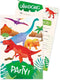 Uitnodigingskaarten dino