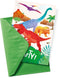 Uitnodigingskaarten dino