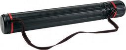 Uitschuifbare tekenkoker Ø 10,5 cm/65 -110 cm zwart