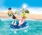 PLAYMOBIL Family Fun Badgast met zwembanden - 70112