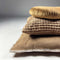 Dutch Decor BURTO - Kussenhoes 60x60 cm - gewassen katoen - Tobacco Brown - bruin - met rits - zonder binnenkussen