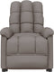 vidaXL Leunstoel stof taupe