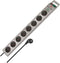 Brennenstuhl Super-Solid - Stekkerdoos 8-voudig - 13.500A overspanningsbeveiliging - Grijs