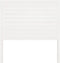 vidaXL - Hoofdbord - 96x4x100 - cm - massief - grenenhout - wit