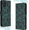 iMoshion Hoesje Geschikt voor Samsung Galaxy A51 Hoesje Met Pasjeshouder - iMoshion Design Softcase Bookcase - Zwart / Meerkleurig / Groen / Green Leopard