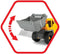 Dickie Toys Mack/Volvo - Graafmachine en -lader - 70 cm - Licht & Geluid - Speelgoedvoertuig
