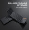 ProtoArc Opvouwbaar Toetsenbord - Full-Size Draadloos Toetsenbord - Reis Toetsenbord Draagbaar -