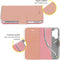 Accezz Samsung Galaxy A32 (4G) - Wallet Softcase Bookcase - 3 Pashouders - Rosé Goud