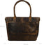 DSTRCT Alligator Creek Handtas - Leer met croco print - Cognac