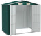 vidaXL - Tuinschuur - 205x129x183 - cm - gegalvaniseerd - staal - groen