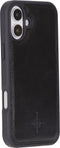 NorthLife Geschikt voor iPhone 16 Plus - Leren Afneembare 2-in-1 bookcase telefoonhoes - Zwart