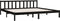 vidaXL - Bedframe - massief - grenenhout - zwart - 180x200 - cm