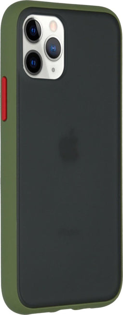 iMoshion Hoesje Geschikt voor iPhone 11 Pro Hoesje - iMoshion Frosted Backcover - Groen