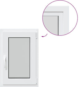 vidaXL - Kelderraam - "RISOR" - 50x75 - cm - draai-kiep - DIN - rechts - wit